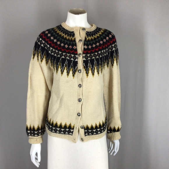 Sundt Bergen Sweaters - Norwegian hand knit fair isle vintage sweater